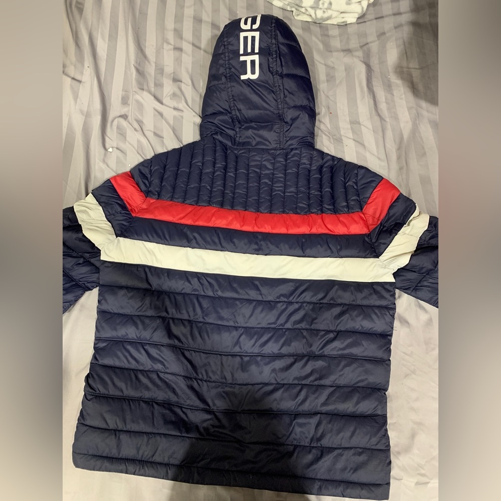 Navy Blue Puffer Jacket